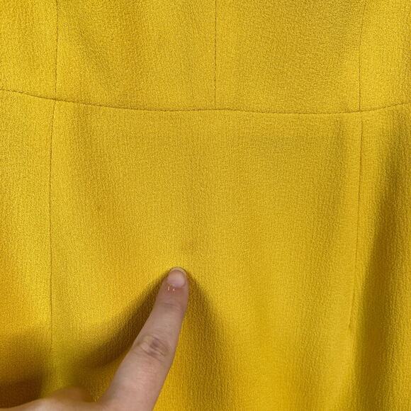 DRESS THE POPULATION Sandy Sheath Dress Canary Yellow Size Small - Picture 5 of 7